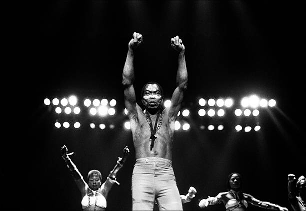 African music legend Fela Kuti, a symbol of Nigerian cultural heritage 