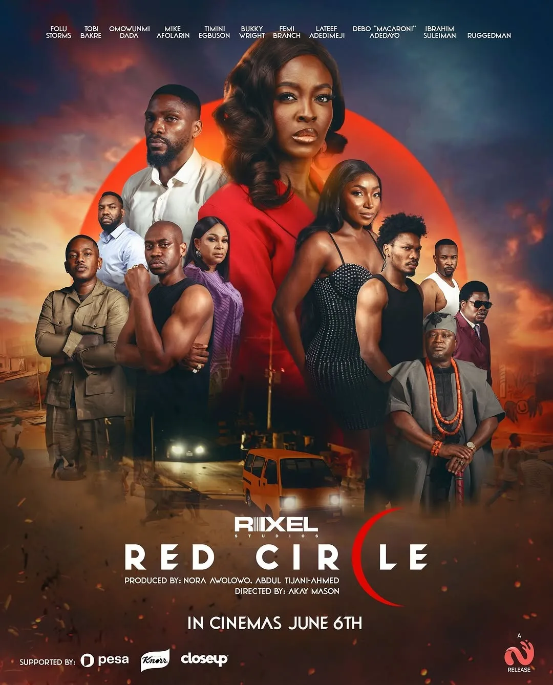 Red Circle Movie Poster